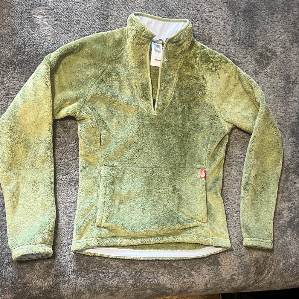 The North Face Olive Fleece Jacket